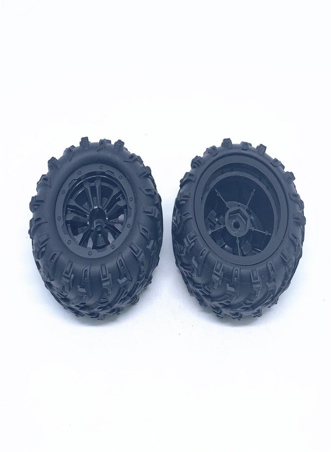 KingVal 2PCS Replacement 85MM Tire Wheel Tyre RC Spare Parts Compatible with JJRC Q117-A Q117-B RC Car - Image 2
